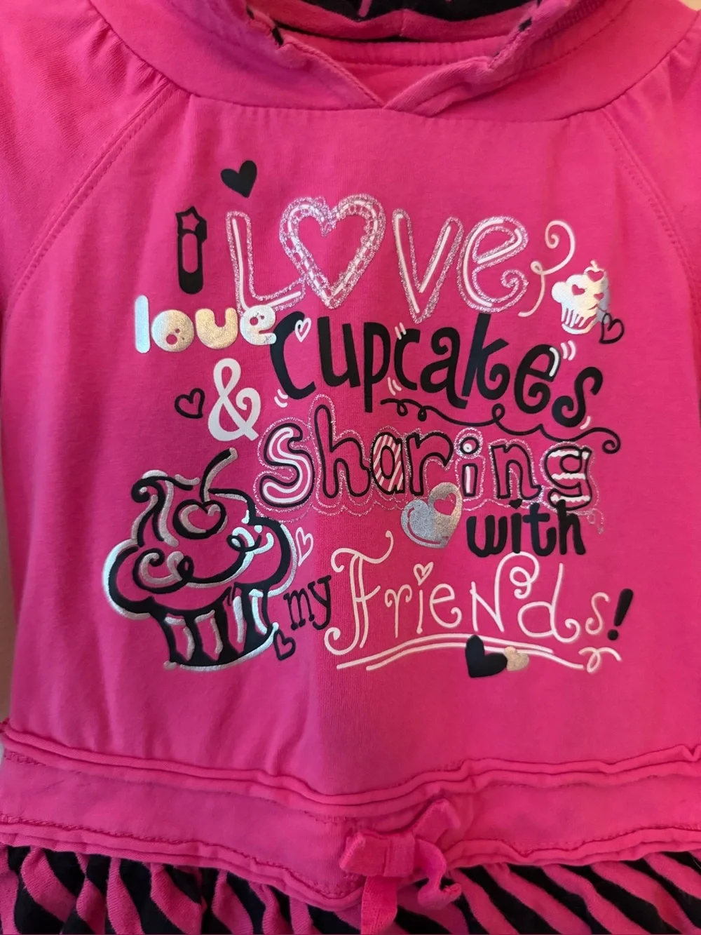 The Children’s Place Baby Girl’s “ I love Cupcakes & Sharing with Friends” Dress